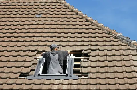 Pose de velux - Lent